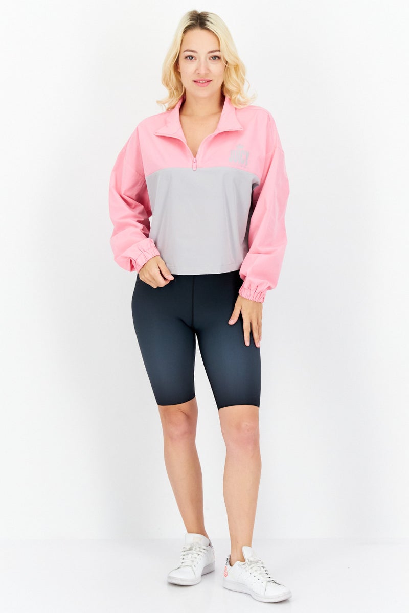 Juicy by Juicy Couture Women Long Sleeves Brand Logo Windbreaker Jacket - Image 2